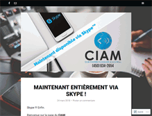 Tablet Screenshot of ciamenligne.com